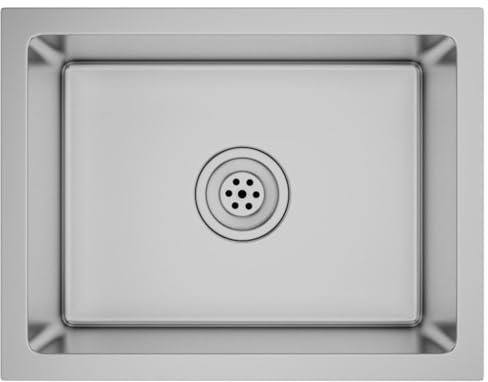 vidaXL Fregadero de Cocina Hecho a Mano Acero Inoxidable Lavabo