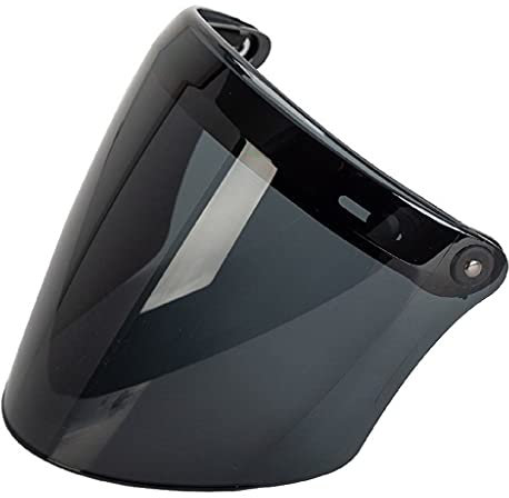 DANLINI Lenti per caschi Moto, Protezione per Visiera per Casco Aperto a 3 a Scatto Lente per Visiera per Casco Accessori per Casco Moto Nero