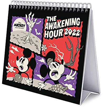 Grupo Erik Tischkalender 2022 - Disney Mickey Mouse Kalender 2022 Tischkalender - Tischplaner 2022 Planer 2022