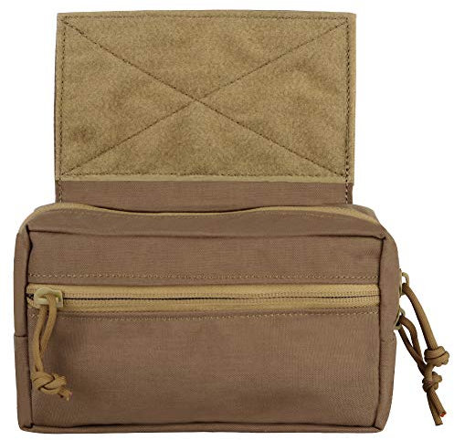 Tenoburian Pochettes à Outils Multiples, Pochette à Outils Tactique pour Sac à Benne basculante avec Crochet et Boucle, M, Tan