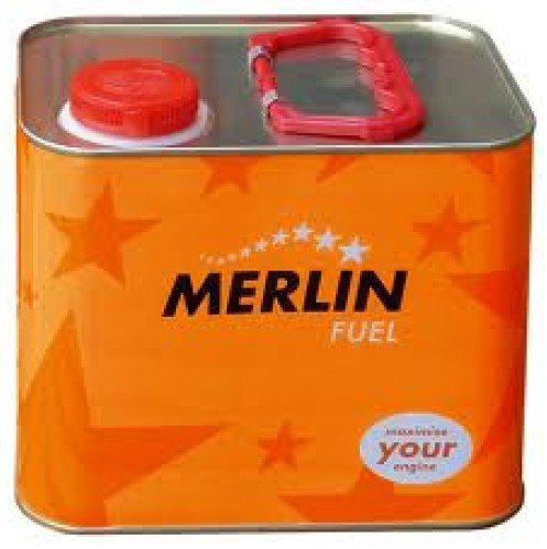 Combustible para coches de radiocontrol de gasolina. Merlin Expert. 10%. Lata de 2,5 litros