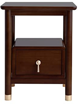 Petite table de nuit Cabinet de chevet Nouveau Cabinet de rangement en bois de style chinois Salon Chambre à coucher Cabinet de nuit Meuble de nuit Armoire de rangement multifonctionnelle Tiroir de ra