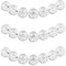 MJDCB Natural Round Stone Beads 8mm White Quartz Crystal Loose Gemstone Beads for Jewelry Making Bracelet Necklace 43pcs