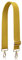 Allzedream Handtasche Riemen verstellbarer Ersatz Umhängetaschen Breite Taschengurte (Gelb-Gold Hardware)