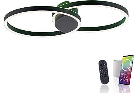 Paul Neuhaus LED Deckenleuchte Q-MARKO Smart Home, dimmbar, Fernbedienung, warmweiß - kaltweiß, Works with Alexa……