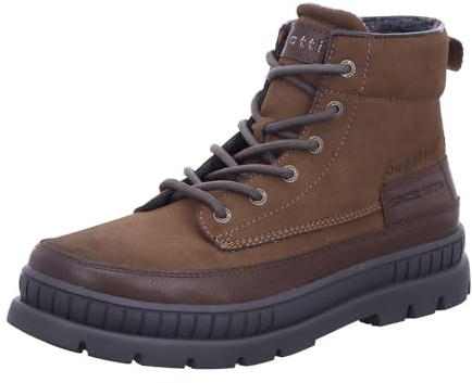 bugatti Herren Pallario Comfort Boots, 45 cognac