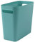rongweiwang Bote de Basura Delgado sin Tapa Papelera Contenedor de Basura Baño Dormitorio Gabinete de Cocina Artículos de tocador Papelera de Almacenamiento, Verde