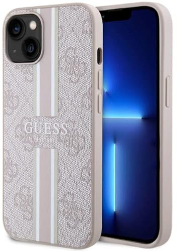 Guess GUHMP14MP4RPSP Hülle für iPhone 14 Plus 6,7 Rosa hardcase 4G Printed Stripes