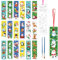 Landifor 80 Stück Weihnachten Lesezeichen zum Ausmalen Kinder Weihnachten Basteln Set DIY Weihnachtslesezeichen Papierbastlset Kreative Weihnachten Geschenke für Mädchen Junge Studenten