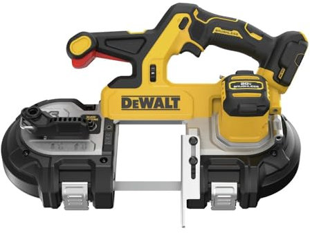DEWALT 20V MAX XR Dual Trigger Bandsaw, Brushless Motor, Portable and Cordless, 3-3/8 Inch Cut Capacity, Bare Tool Only (DCS379B)