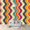 Vlies Tapeten Wandtapete Geometrisch Gestreift Abstrakt Muster 3D Wandbild Wohnzimmer Wanddekoration Fototapete 3D Tapete Effekt 200x140 Cm