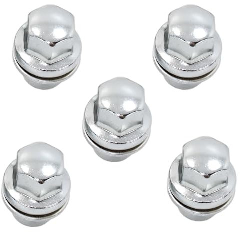 lcyen 5 dadi per cerchi in lega M14 x 1,5 mm, accessori sportivi per Range Rover, in acciaio inox, LR068126 RRD500510, compatibili con De-fender L663 Discovery 3 4 5 R-ange Rover L322 L405