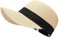 Gorra de playa hecha a mano con visera para el sol, gorra de béisbol, sombrero de paja tejido, beige, 1
