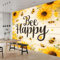 Vlies Fototapete Sonnenblumen Auf Holzbrett 250x175 cm Art Mauer VliesTapete Wandtapete Wanddeko Wand Wohnzimmer Schlafzimmer Wohnung Wandbilder