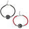 EIHI 2pcs Sonne und Mond Verstellbare freundschaftsarmband,pärchen Armband,Personalisierte Armbänder für Paare und Bester Freund