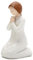 Hodao Prayer of Peace Figurines Decoration, Seeking The Quiet Within, Gifts to Support and Encourage Hope and Healing, Sculpted Hand-Painted Angel Ornaments Decor for Mom, Grandma (White-Prayer)