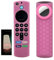 High-Tech Place 2 Stück Fernbedienungsgehäuse für Amazon Fire TV Stick 2021 Alexa 3rd Gen mit Airtag-Halterung (Rosa)