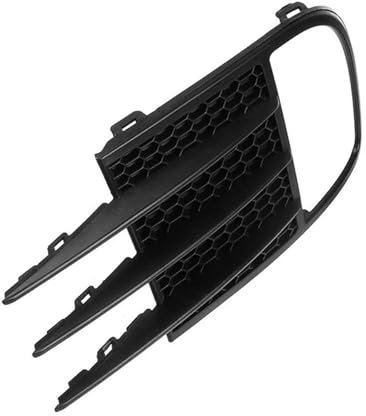 Nebelscheinwerfer Grill Kompatibel Mit VW Für Golf 6 MK6 VI GTI R R20 Nebelscheinwerfer-Schatten-Auto-Nebelscheinwerfer-Hauben-Augenbrauen-Augen-Wind-Abdeckungs-Ordnung-Nebelscheinwerfer-Grill(Left)