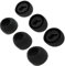Set di 3 Paia di Tappi Auricolari in Silicone per Samsung Galaxy Buds Pro, Dimensioni S/M/L, Antiscivolo, ricambio, Compatibili con Custodia di Ricarica, Nero