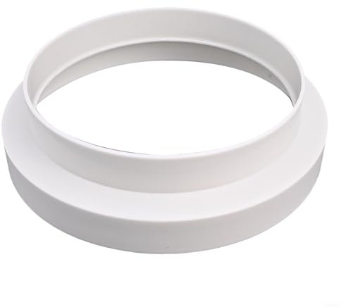 Reductor de conductos, adaptador de tubería de ventilación, conector de reducción de tubería de conducto para ventiladores de extracción y unidades de ventilación (250-200)