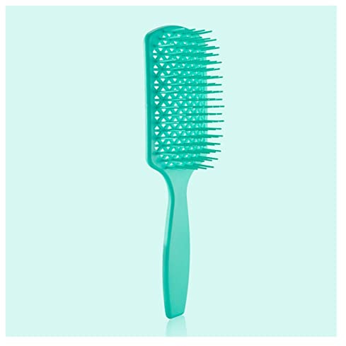 Massage Haar Pinselkopf Haut Kamm Curling Haarbürste Frau Männer Salon Friseur-Tool(C)