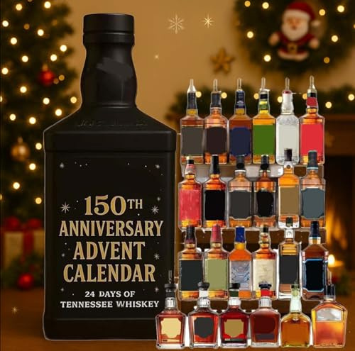 Whisky-adventskalender 2025, 24 Tage Weihnachts-adventskalender-boxen, Adventskalender für Bier-whisky-liebhaber black