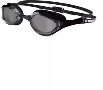 Okeo Occhialini Nuoto Piscina SUPERCOMFORT COLOR COBRA Uomo Donna, Lenti in Policarbonato, Design Bicolore Hi-Tech, Comfort Elevato, Visione Nitida, Ideali per Allenamento e Nuoto