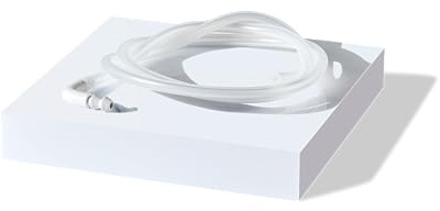 Elvie Milchpumpe, Einzelschlauch, tragbare Milchpumpe, Zubehör für manuelle Handpumpe, lebensmittelechter Silikonschlauch, kompatibel mit Elvie Wave, spülmaschinenfeste Milchpumpen und Zubehör