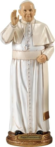 Statue Figur Papst Franziskus H 30,5 cm l.11,5 Kunstharz pb11822