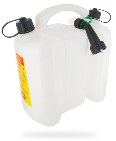 TECOMEC - Jerrican 3L + 6L- Jerrican Plastique Double Usage avec Bec Verseur - Norme UN Pour Transport de Matières Dangereuses