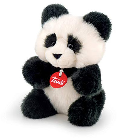 Trudi , Fluffies - Fluffy Panda: Cuddly Plush Panda, Christmas, Baby Shower, Birthday or Christening Gift for Kids, Plush Toys, Suitable from Birth