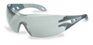 Uvex 9192786 Schutzbrille, Pheos HC/AF, schwarz/grau