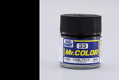 Mrhobby - Mr. Color 10 Ml Flat Black (Mrh-c-033)