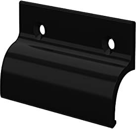 MS Beschläge® Balkontürgriff Terassentürgriff Ziehgriff aus Aluminium (Schwarz - RAL 9005)