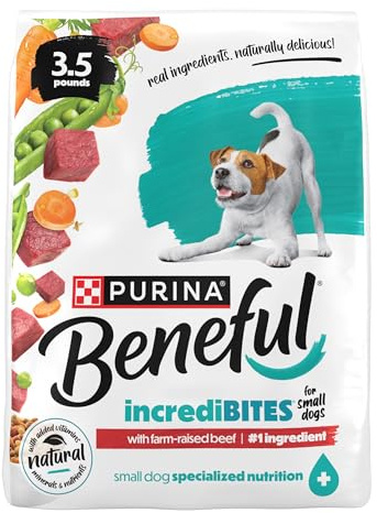 Beneful Purina IncrediBites with Farm-Raised Beef, Small Breed Dry Dog Food