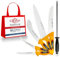 EIKASO Messerset 6Teilig ideal für professionelle Schlachter/Metzger und Hobbyisten.Ausbeinmesser, Ausbein gebogen, Abhäutemesser, Blockmesser, Kochmesser,