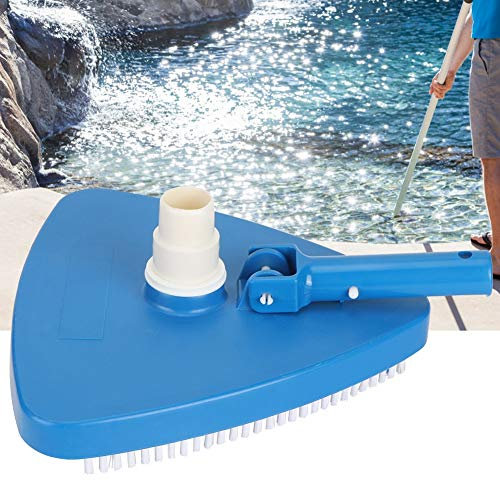 Jeffergarden Accessori per attrezzi per la pulizia delle spazzole della testina del vuoto per piscina a forma triangolare ponderata portatile per l'iarda domestica