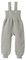Disana Strick-TRÄGERHOSE Neugeborene & Kleinkind – 100% Bio-Merino – atmungsaktiv, warm Unisex Gr. 50 – 104 - nachhaltig & fair – mit hohem Bund - Made in Germany | Grau Gr. 98-104