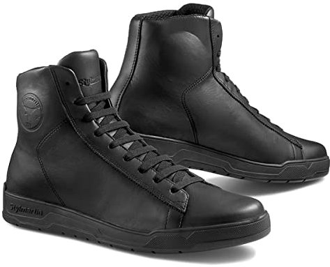 Stylmartin sneakers scarpe CORE WP Black pelle uomo nero n°44 impermeabili