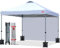MasterCanopy 2 x 2 m Pop up Pavillon Faltpavillon Festzelt Partyzelt mit 1 Seitenwand/Seitenteil für Markt, Garten, Hof, Weiß