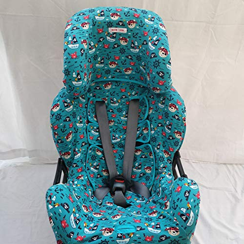 MOON-BEBE Funda para Silla de coche Klippan Kiss 2 Y KLIPPAN PLUS (VERDE)