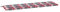 vidaXL Gartenbankauflage, Bankauflage Sitzkissen Outdoor, Polsterauflage Auflage für Gartenbank, Bankpolster Bankkissen, Rot Karomuster 180x50x3cm Oxford-Gewebe