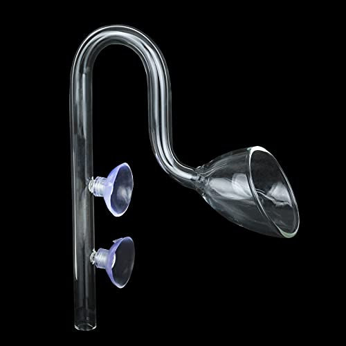 Bilindasly Glaslilienrohr-Ablaufgarnitur für Aquarien, 13 mm, für 12/16 mm Innendurchmesser, Schlauchschlauch