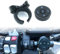 Universal Car Bluetooth Media Button Steering Wheel Remote Controller Button for iphone, Andorid with Mount Handfree for Driving, Cycling (with Blue Light)