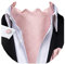 Dubulle Cravate Cravate pour Homme avec Carré de Poche et Boutons de Manchette Ascot et Mouchoir, Or rose., Medium