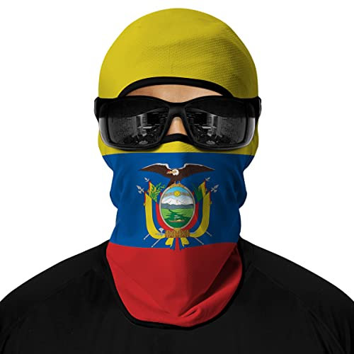 ShopINess Cagoule Unisexe Pays Drapeau Style Coupe du Monde de Football (Équateur)