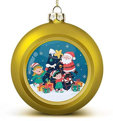 Weihnachtskugeln Personalisiert Mit Foto/Namen - Kunststoff Mit Eigenem Foto - Personalisieren - Christbaumkugeln - Personalisierte Geschenke
