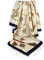 New Seidenschal Damen 90x90cm Weiß mit blauem Rand Elegante Seidentuch Haare Seidentuch Damen Halstuch Damen Elegant Satintuch Halstuch Seide Bandana Tuch Kopftüch Damen Ansatz Scarf