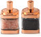 BETTWILL Jar with Spoon, Sugar Salt Container with Lid and Spoon, Sugar Bowl Salt Box Spice Box Spice Containers for Kitchen, Set of 2 - Rose Gold