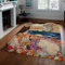 Wewoo Home Innenbereich Teppiche Gustav Klimt Berühmte Gemälde Rutschfester waschbarer Teppich Paar Teppich für Wohnzimmer Schlafzimmer Großer Innenteppich 120x170cm